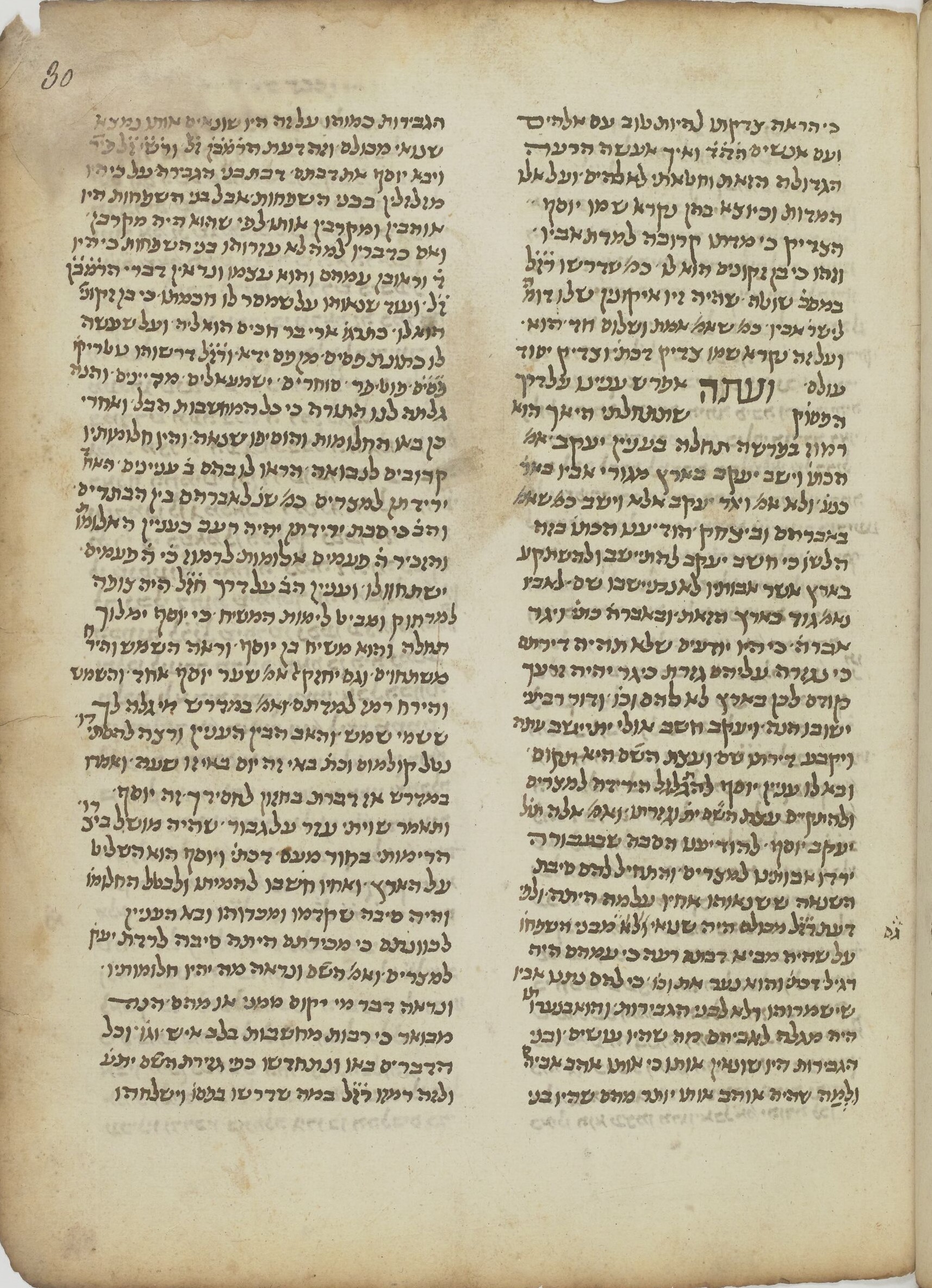 Image of item, e.g. a manuscript page